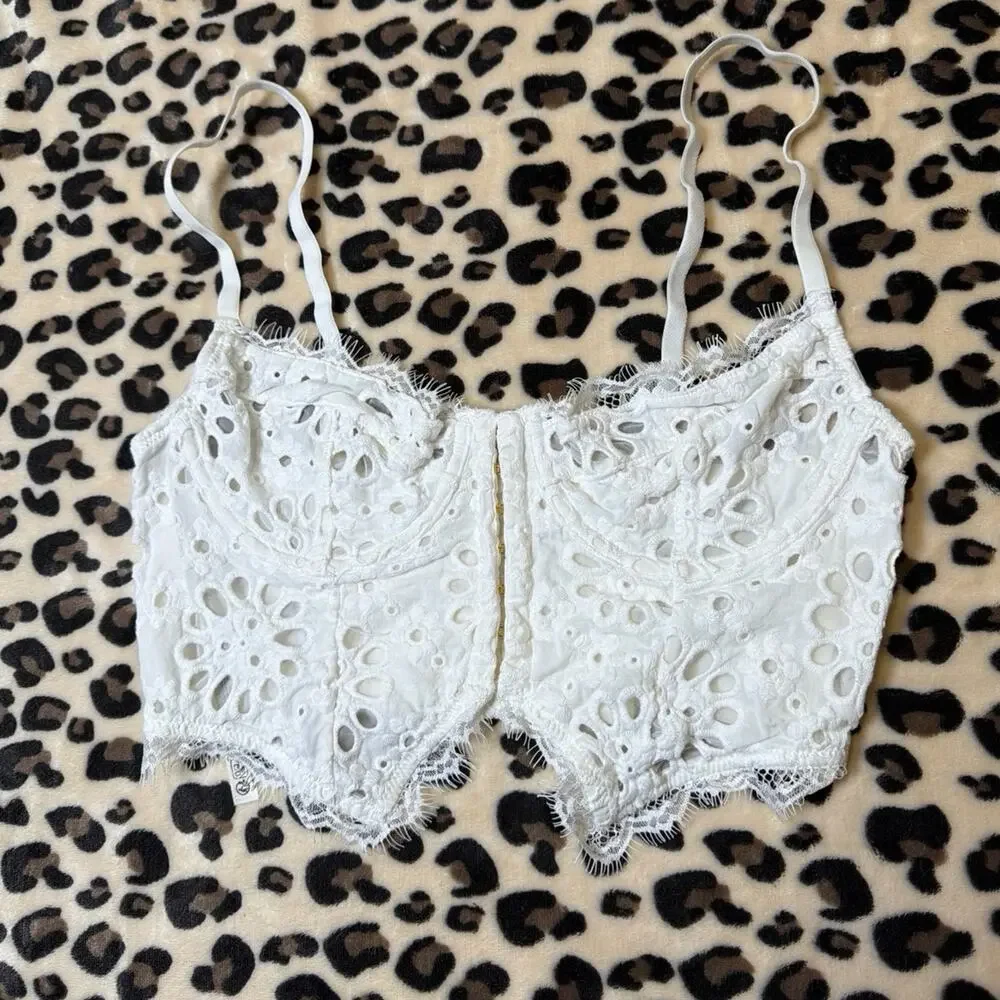 Anthropologie Giselle Lace Bustier Top - Picture 3 of 8